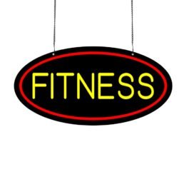 LED Fitness Neon Sign, 20″x10″