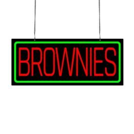 LED Brownies Neon Sign, 20″×8.3″