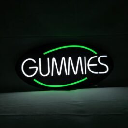LED Gummies Neon Sign, 20″x10″