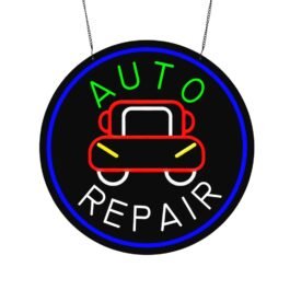 LED Auto Repair Neon Sign, 20"x20"