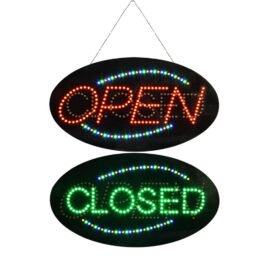 LED Open Closed Sign, 19″x9.5″