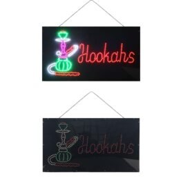 LED Hookah Dot Sign, 31″x17″