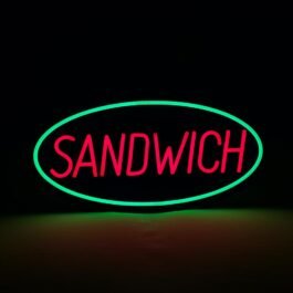 LED Sandwich Neon Sign, 20″x10″
