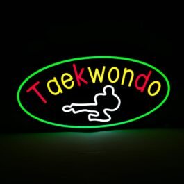 LED Taekwondo Neon Sign, 24″x12″