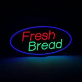 LED Fresh Bread Neon Sign, 20″x10″