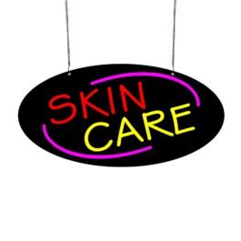 LED Skin Care Neon Sign, 20″x10″