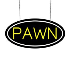 LED Pawn Neon Sign, 16″x8″