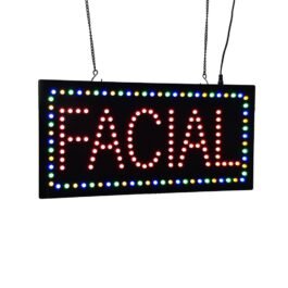 LED Facial Sign, 19″x9.5″