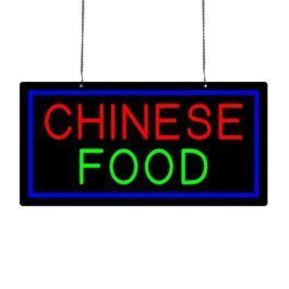 LED Chinese Food Neon Sign, 20″x10″