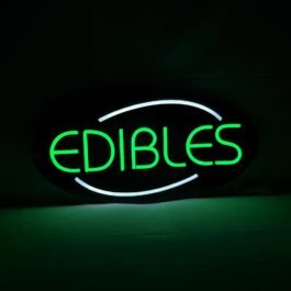 LED Edibles Neon Sign, 20″x10″