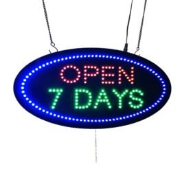 Open 7 Days LED Sign, 19″x9.5″