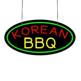 LED Korean BBQ Neon Sign, 20″x10″