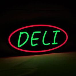 LED Deli Neon Sign, 16″x8″