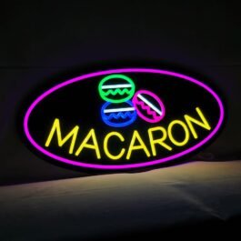LED Macaron Neon Sign, 24″x12″