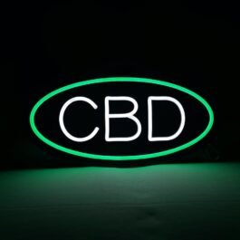 LED CBD Neon Sign, 16″x8″
