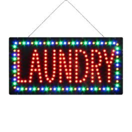 LED Laundry Dot Sign, 19″x9.5″