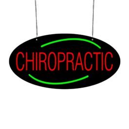 LED Chiropractic Neon Sign, 24″x12″