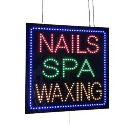 Nail Spa Waxing Sign, 24″x24″