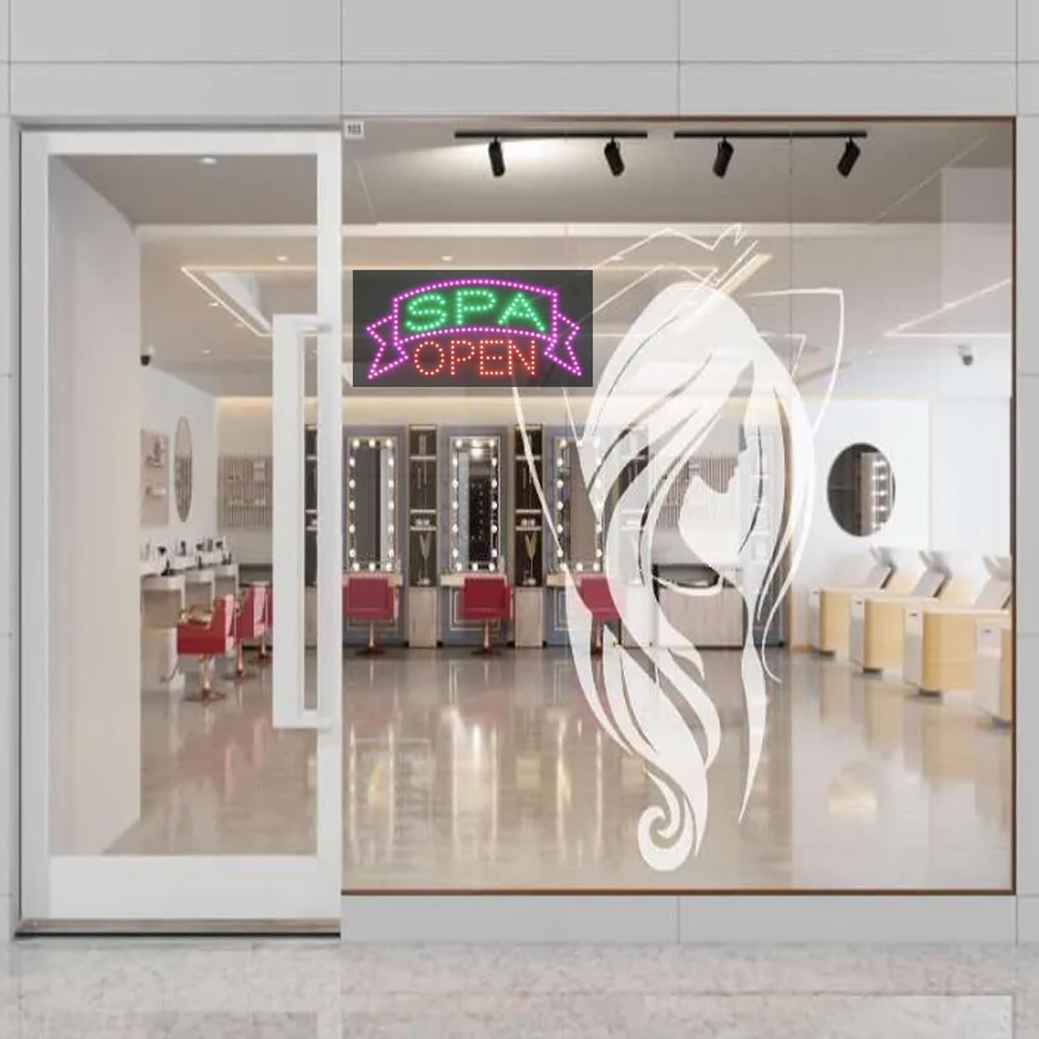LED Spa Open Sign, 19"x9.5" - Image 2