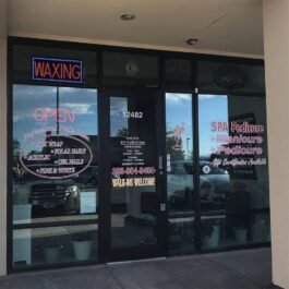 LED Waxing Sign, 19″x9.5″