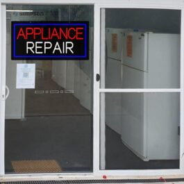 LED Appliance Repair Neon Sign, 24″x12″