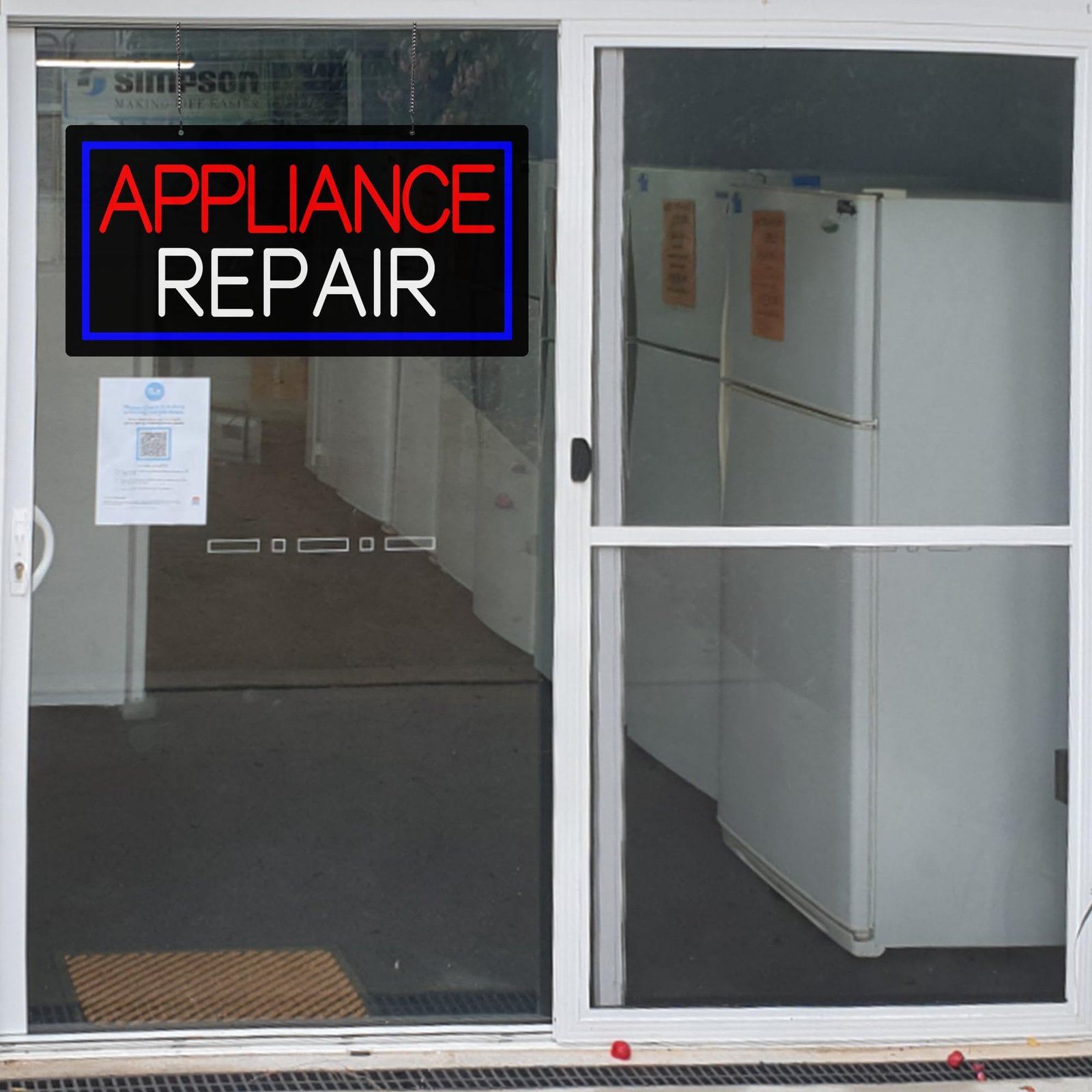 LED Appliance Repair Neon Sign, 24"x12" - Image 2