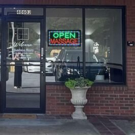 LED Massage Sign, 24″x12″