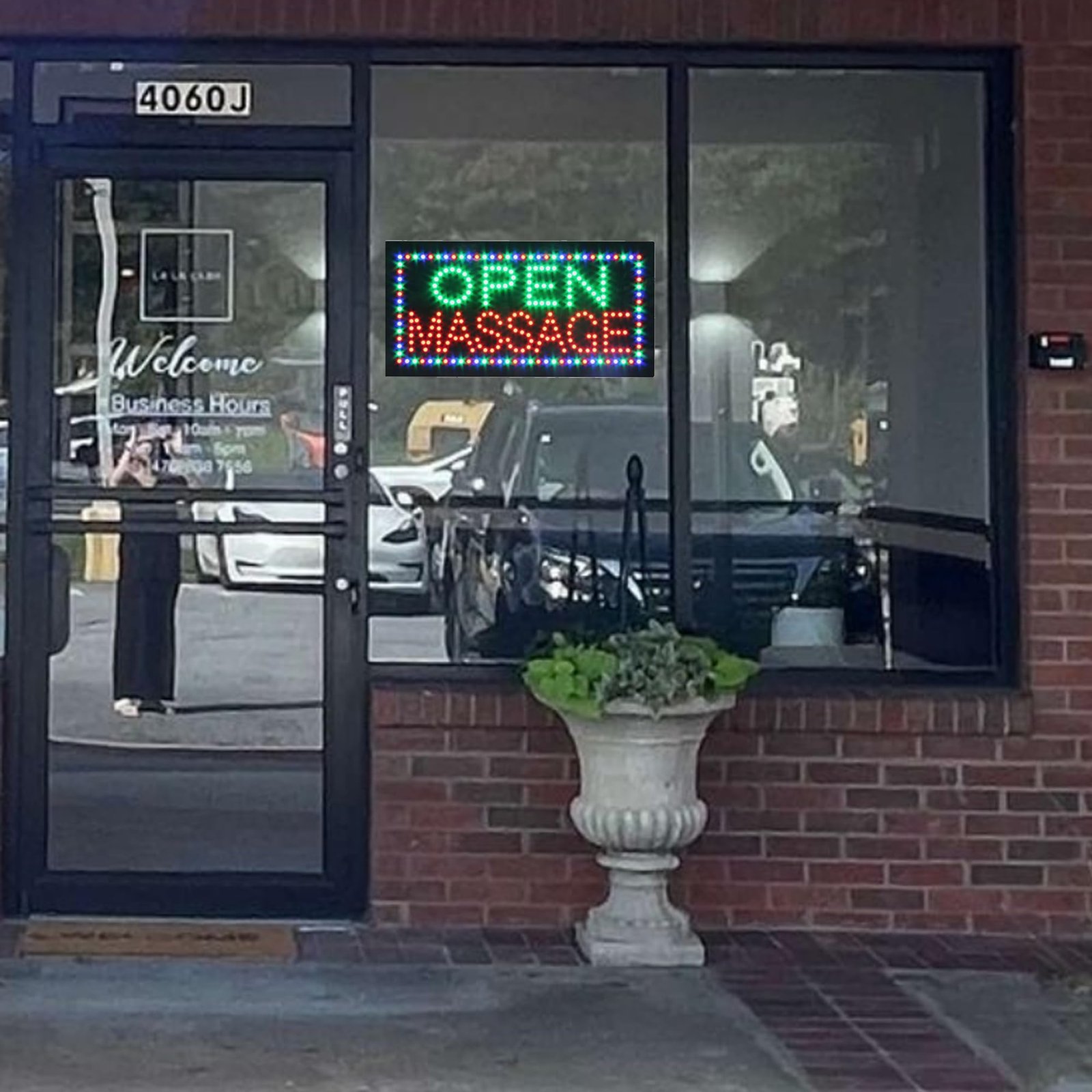 LED Massage Sign, 24"x12" - Image 2