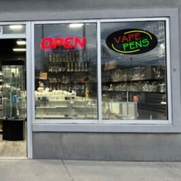 LED Vape Pens Neon Sign, 20″x10″