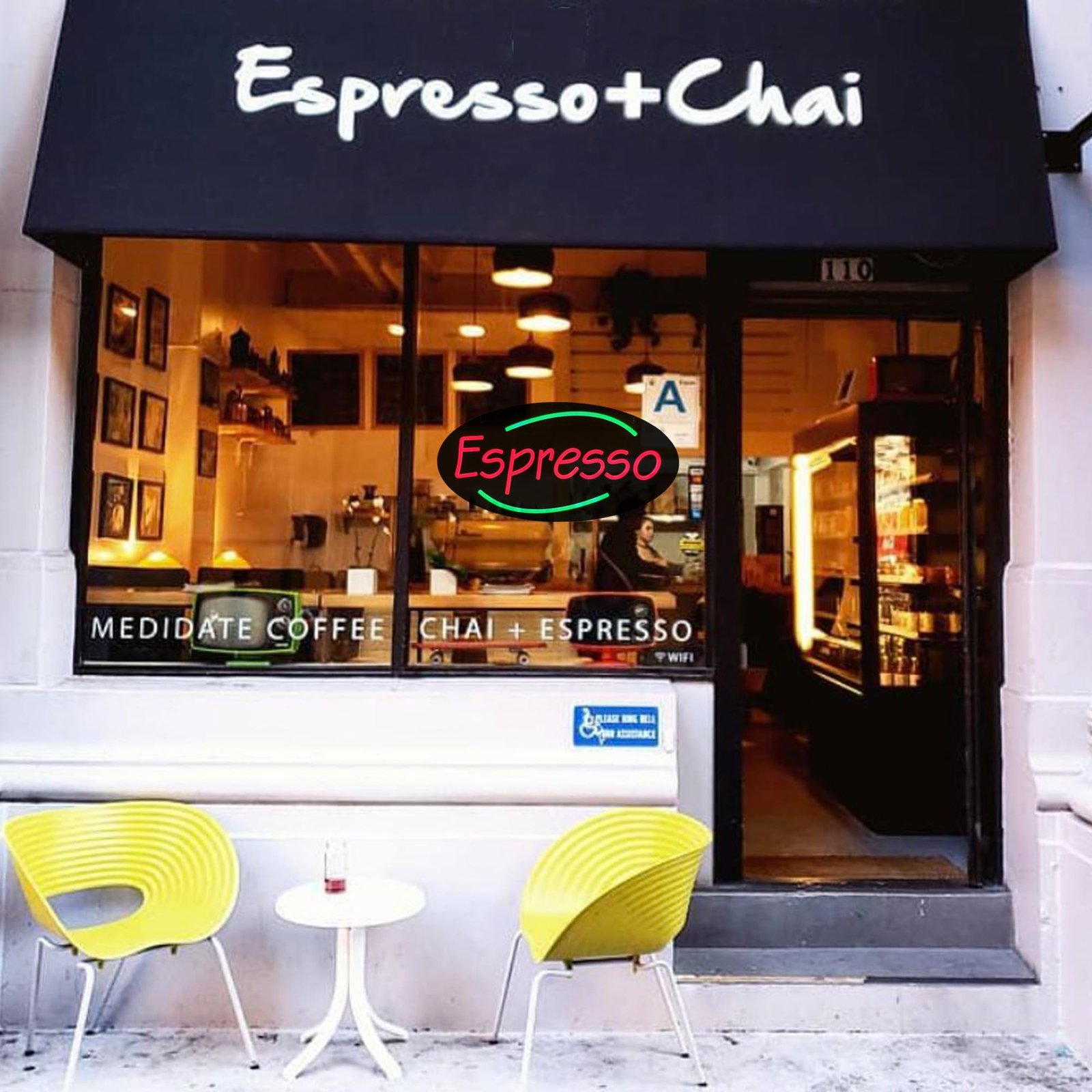 LED Espresso Neon Sign, 20"x10" - Image 3