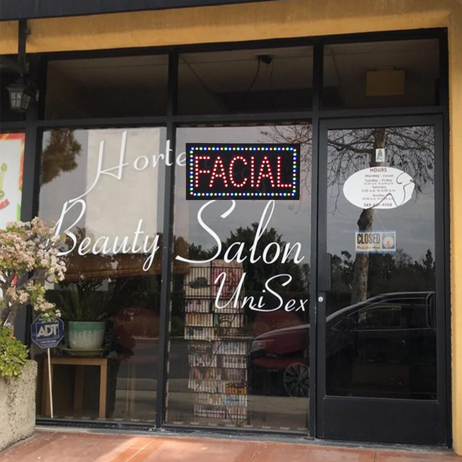 LED Facial Sign, 19"x9.5" - Image 2