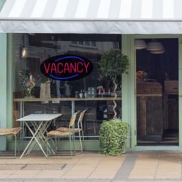 LED Vacancy Neon Sign, 20″x10″