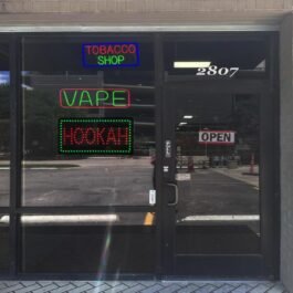 LED Hookah Dot Sign, 19″x9.5″