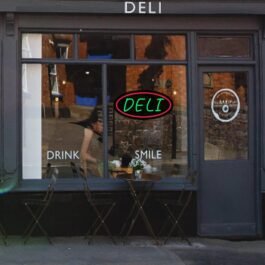 LED Deli Neon Sign, 16″x8″