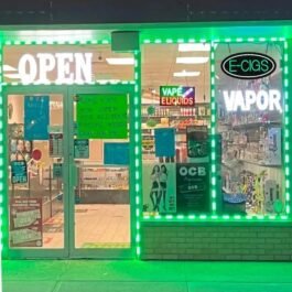 LED E-Cigs Neon Sign, 16″x8″