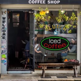LED Iced Coffee Neon Sign, 20″x10″