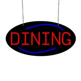 LED Dining Neon Sign, 20”x10”