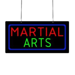LED Martial Arts Neon Sign, 24″x12″