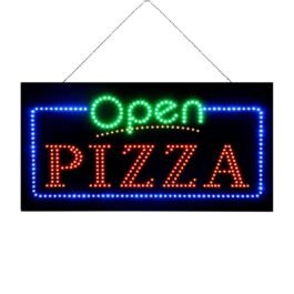 LED Open Pizza Sign, 31″x17″