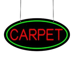 LED Carpet Neon Sign, 20″x10″