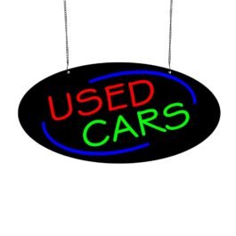 LED Used Cars Neon Sign, 20″x10″