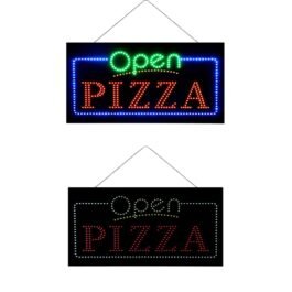LED Open Pizza Sign, 31″x17″