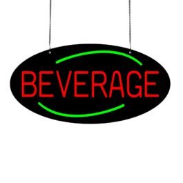 LED Beverage Neon Sign, 20″x10″
