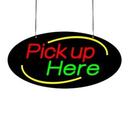 LED Pick Up Here Neon Sign, 20″x10″