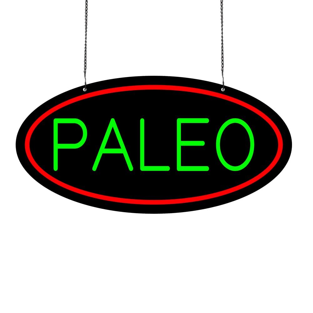 LED Paleo Neon Sign, 20"x10"
