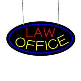 LED Law Office Neon Sign, 20″x10″