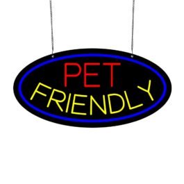 LED Pet Friendly Neon Sign, 20″x10″