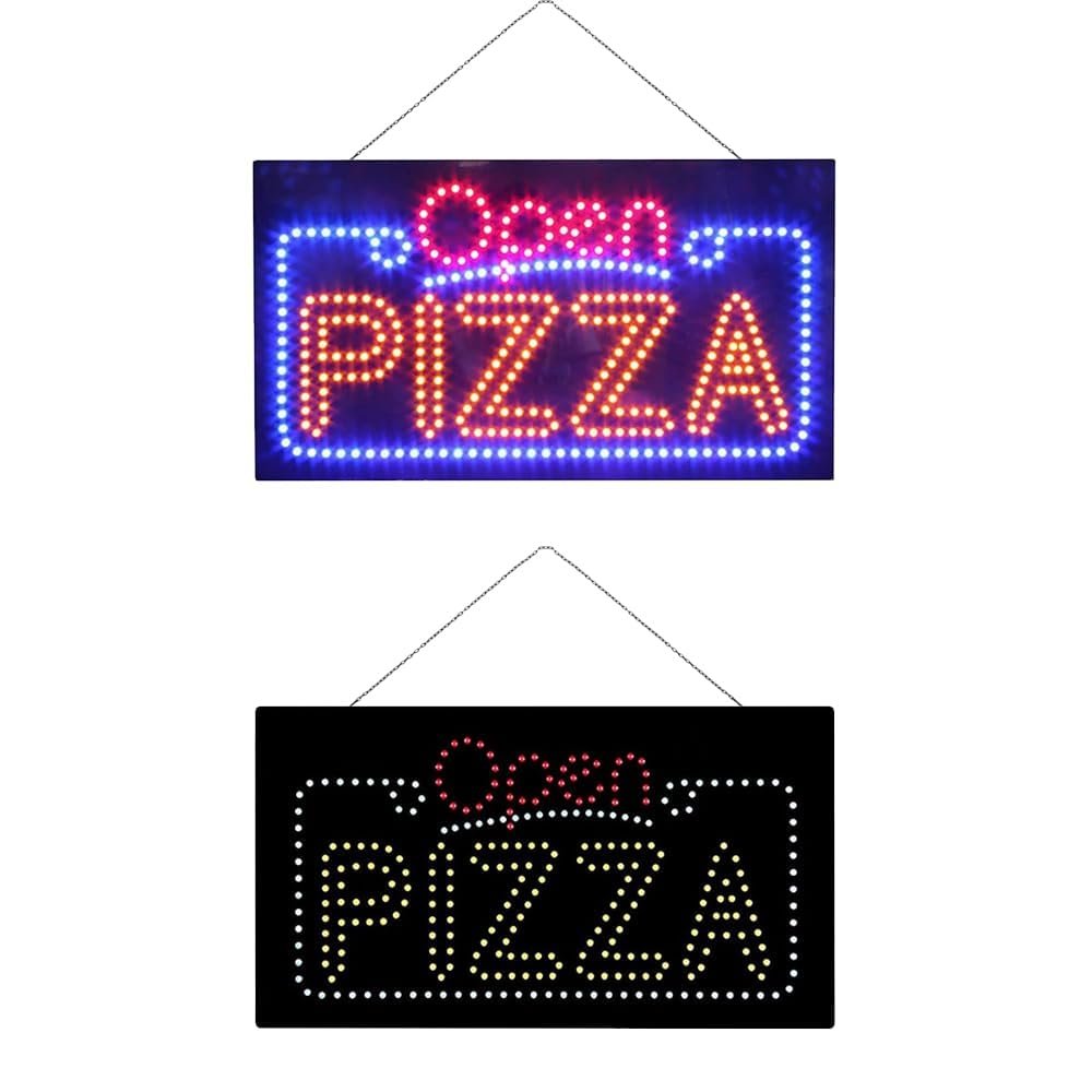 LED Open Pizza Sign, 31"x17" - Image 3