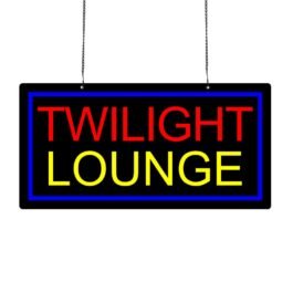 LED Twilight Lounge Neon Sign, 24″x12″