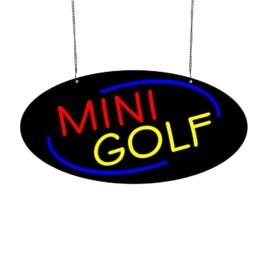 LED Mini Golf Neon Sign, 20″x10″